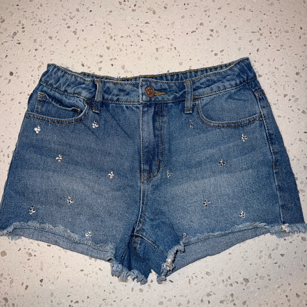 Girls size 10/12 denim shorts